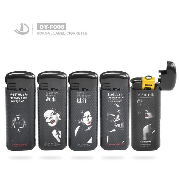Men′ S Smoking Gift with Refillable Disposable Windproof Lighter with Heavy Piezo Encendedores