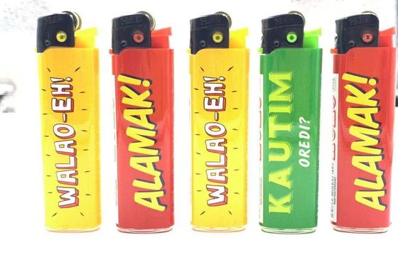 Lámpara de gas de piedra desechable de cocina con logotipo personalizado Lámpara de gas de sílex de butano
