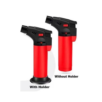 Recargable Windproof Jet Flame Lighter Linterna de gas de butano con solicitud personalizada