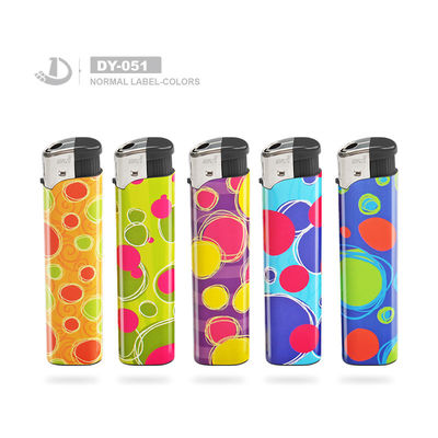 Solicitud personalizada Colores normales de las etiquetas Venta al por mayor EU Standard Lighter 8.08*2.02*1.18CM