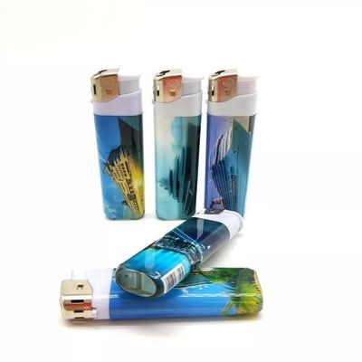 82.2*24.9*11.8mm encendedor electrónico encendedor de gas recargable para accesorios de fumar