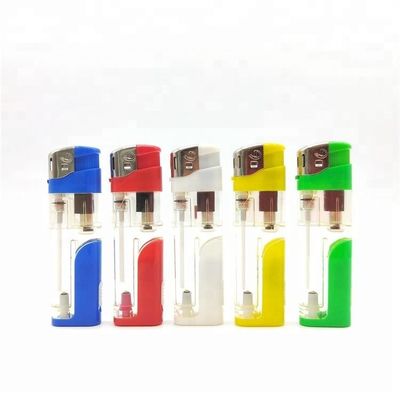 Cinco colores coloridos de plástico LED Cakmak encendedor de cigarrillos electrónicos recargables