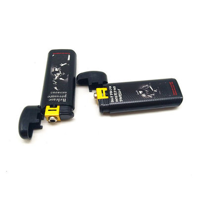 Fuego de la fama desechable de plástico gas encendedor modelo NO. DY-F008 Flip 6.8 * 2.78 * 1.3 CM