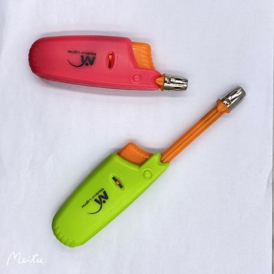 Candelaria de gas de butano recargable, encendedor de cocina 68*27.8*13mm Aceptando colores OEM