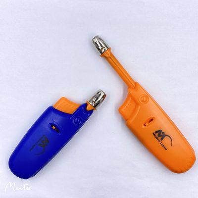 Candelaria de gas de butano recargable, encendedor de cocina 68*27.8*13mm Aceptando colores OEM