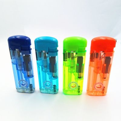 Personalización Dongyi clásica antorcha Flip resistente al viento encendedor de gas Dy-F008
