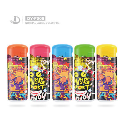 Dongyi EUR estilo clásico Flip Windproof Gas Lighter Dy-F008 antorcha hecha de plástico