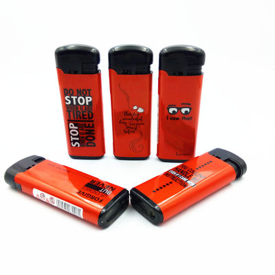 Torch Dongyi Electric Windproof Lighter con ISO9994 Dy-F008 Venta alta 6.8 * 2.78 * 1.3CM