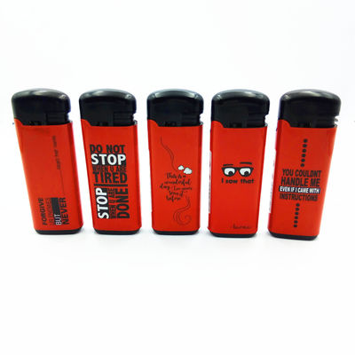 Torch Dongyi Electric Windproof Lighter con ISO9994 Dy-F008 Venta alta 6.8 * 2.78 * 1.3CM