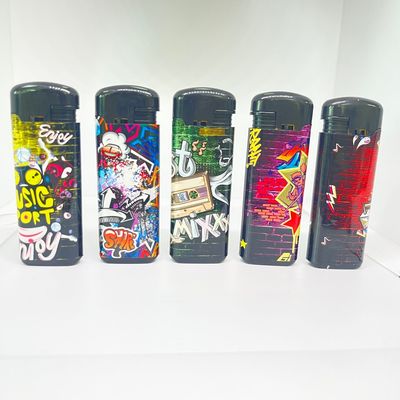 Modelo NO. DY-F008 Encendiador electrónico de cigarrillos a prueba de viento de moda con diseños hermosos
