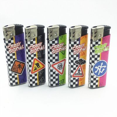 Indicaciones personalizadas encendedores electrónicos de cigarrillos de gas recargables Dy-026 Muestras US 0.01/piece