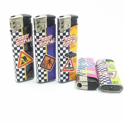 Indicaciones personalizadas encendedores electrónicos de cigarrillos de gas recargables Dy-026 Muestras US 0.01/piece