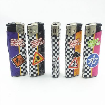 Indicaciones personalizadas encendedores electrónicos de cigarrillos de gas recargables Dy-026 Muestras US 0.01/piece