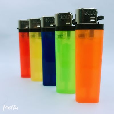 Enciendador transparente desechable con estilo personalizado y solicitud personalizada