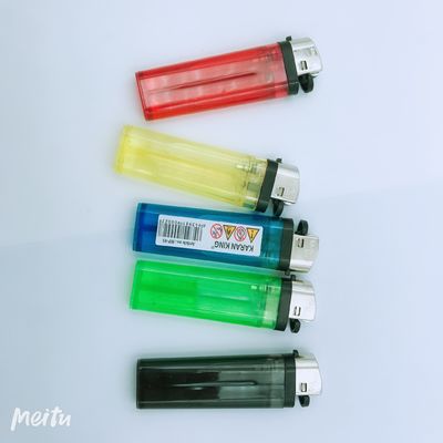 Enciendador transparente desechable con estilo personalizado y solicitud personalizada