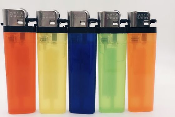 OEM Promoción de plástico Electrónico Disposable Gas Bulk Lighter con Certificado En13869