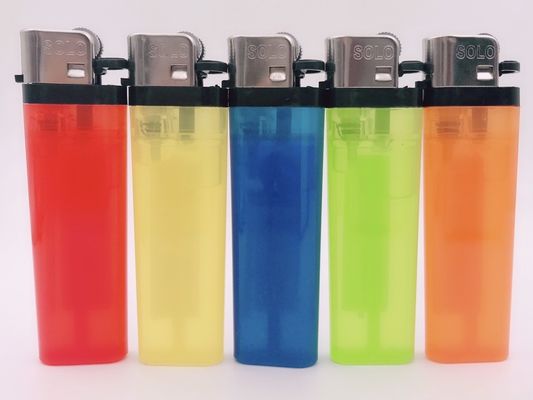 OEM Promoción de plástico Electrónico Disposable Gas Bulk Lighter con Certificado En13869