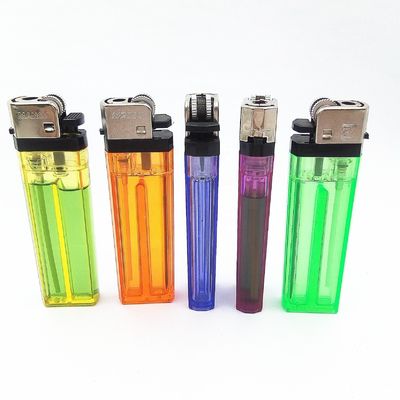 Fumar Disposable Flint Lighter Dy-F6 Modelo de tapa de cabeza hexagonal con opción OEM