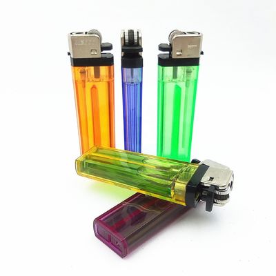 Fumar Disposable Flint Lighter Dy-F6 Modelo de tapa de cabeza hexagonal con opción OEM