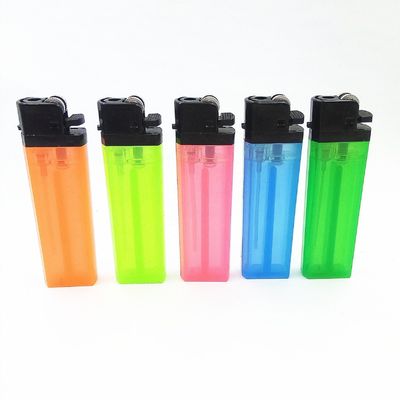 Fumar Disposable Flint Lighter Dy-F6 Modelo de tapa de cabeza hexagonal con opción OEM