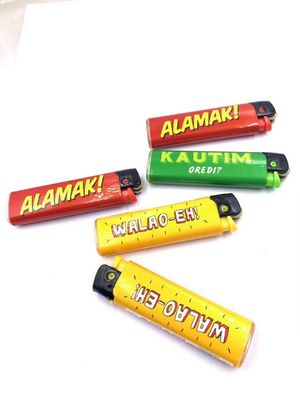 Lámpara de gas de piedra desechable de cocina con logotipo personalizado Lámpara de gas de sílex de butano