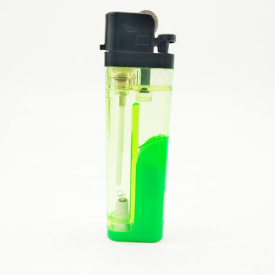 Tamaño original del encendedor 80*23.7*11.8mm Disposable encendedor de pedernal LED Dy-F80