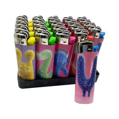 OEM Disposable Rechargeable Lighter Piedra sin llama Lighter Piedra de sílex Lighter Dy-098