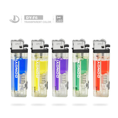 Linterna de pedernal LED recargable con gas con fumadores desechables populares y personalización