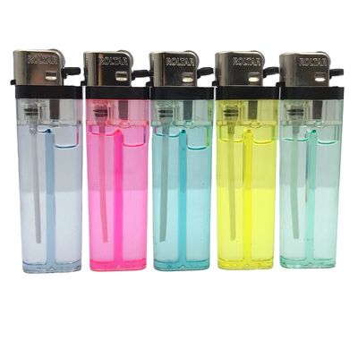 Cinco colores volátil Disposable de piedra de rueda encendedor Gas de encendedor Muestras US 0.02/piece