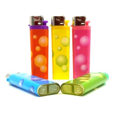 7.7*2.37*1.2 CM encendedor de cigarrillos de rueda de piedra con funcionalidad electrónica