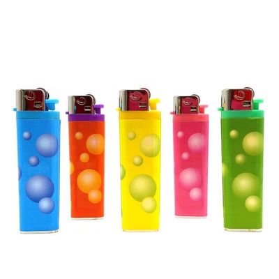 7.7*2.37*1.2 CM encendedor de cigarrillos de rueda de piedra con funcionalidad electrónica