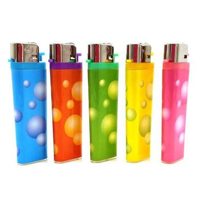 7.7*2.37*1.2 CM encendedor de cigarrillos de rueda de piedra con funcionalidad electrónica