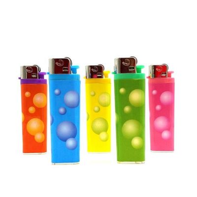 7.7*2.37*1.2 CM encendedor de cigarrillos de rueda de piedra con funcionalidad electrónica