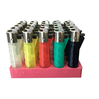 Enciendador de cigarrillos recargable de plástico para dedos de sílex Venta directa Enciendador de cigarrillos recargable 7.47*2.24*1.7 CM