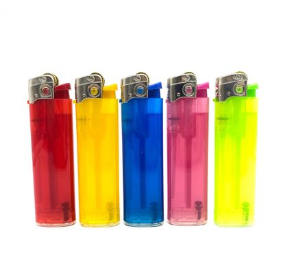Mini encendedor de gas de sílex desechable y recargable con logotipo del cliente en cinco colores