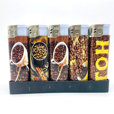 Artillería desechable estilo llama Artillería personalizada para cigarrillos Artillería de gas de plástico