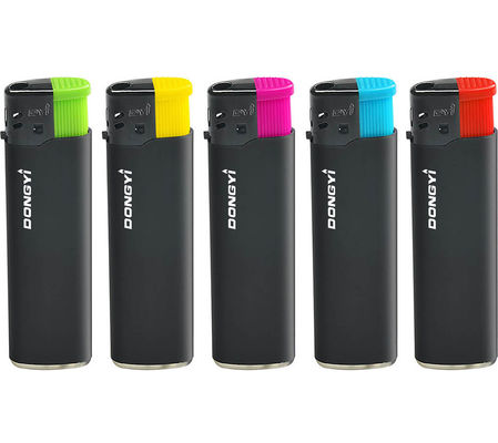 Material POM cigarrillo de gas encendedor desechable de plástico personalizado con gran espacio de impresión