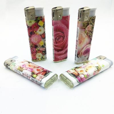 8.0*2.5*1.0cm Encendiente electrónico desechable para cigarrillos con logotipo personalizado Modelo NO. DY-057