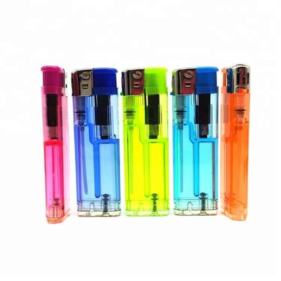 Resistencia a los niños de plástico desechable electrónica de gasolina encendedor de cigarrillos 8.0 * 2.5 * 1.0cm