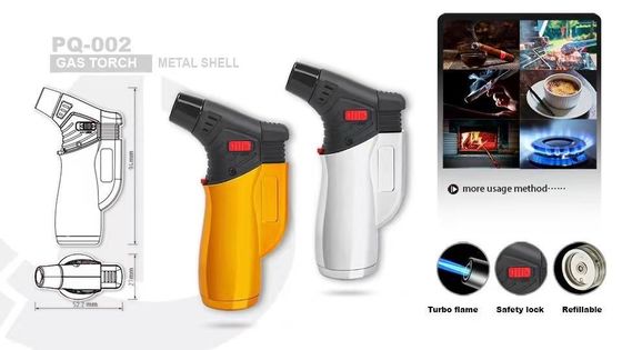 Accesorios electrónicos para fumar encendedor de cigarrillos fuego de chorro antorcha de gas