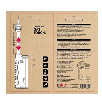 Fuera de 70 grados 5000 veces usando Corea popular encendedor anti-explosión antorcha de gas con tubo de ajuste