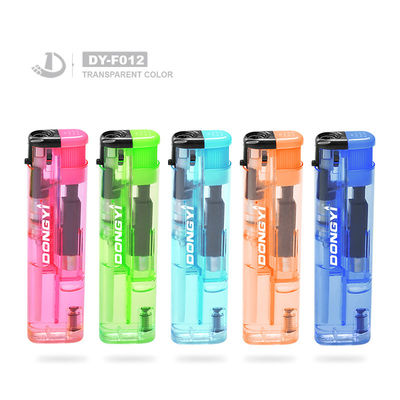 Luz de antorcha transparente de color a prueba de viento con solicitud y personalización personalizadas