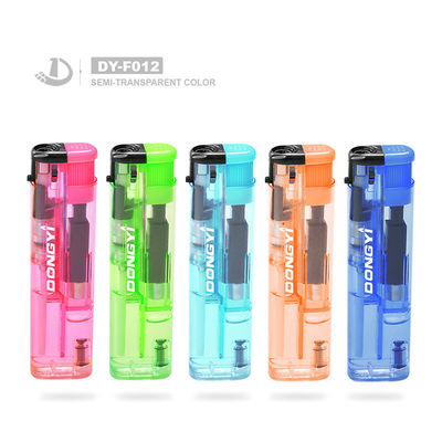 Modelo electrónico NO. DY-F012 Producción de encendedores de llamas turbo para producción personalizada