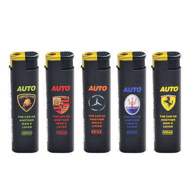 Clásico negro de color recargable luz eléctrica encendedor de cigarrillos petición personalizada