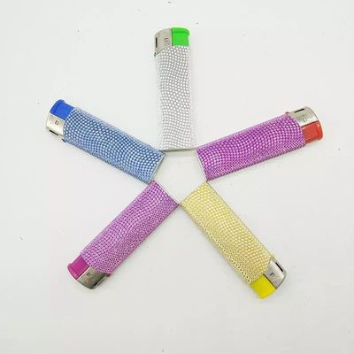 Importación de cigarrillos de recarga directa encendedor eléctrico con etiqueta de diamante Dy-007