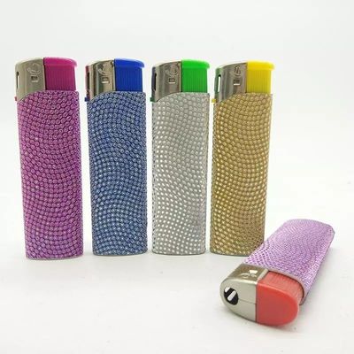 Importación de cigarrillos de recarga directa encendedor eléctrico con etiqueta de diamante Dy-007