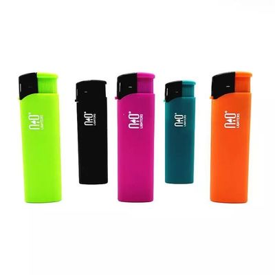 Encendiador de gas Dongyi de plástico con logotipo de aduanas Encendiador eléctrico de velas Briquet recargable