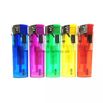 Moda de cocina Mini encendedor desechable de plástico cigarrillo fumador gas encendedor de pedernal