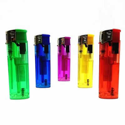 Encendiente de gas piezo personalizado para plástico de un solo uso, modelo de encendedor eléctrico NO. DY-007