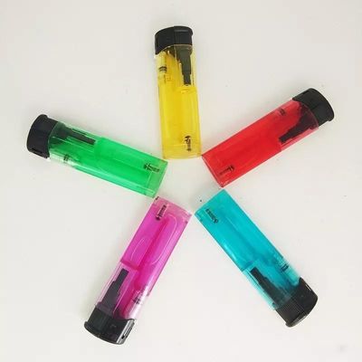 Encendiente de gas piezo personalizado para plástico de un solo uso, modelo de encendedor eléctrico NO. DY-007